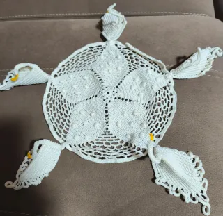 Tapete de crochet vintage