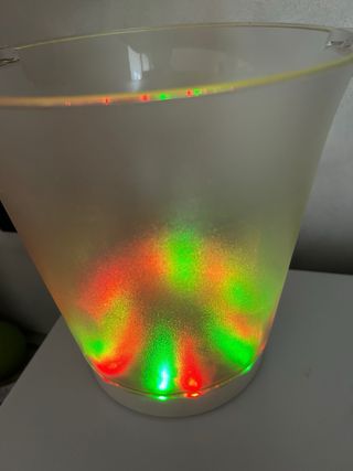 Vaso decorativo LED 23cm