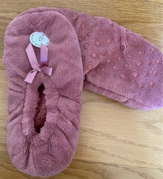 Zapatillas rosas antideslizantes
