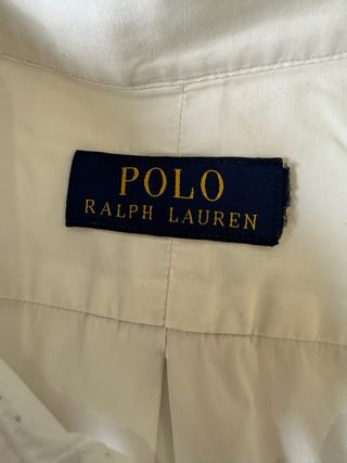 Camisa Polo Ralph Lauren Blanca Talla XXXL