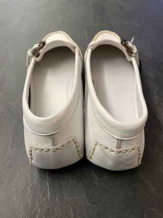 Mocassini donna bianchi in vera pelle nuovi - Frau