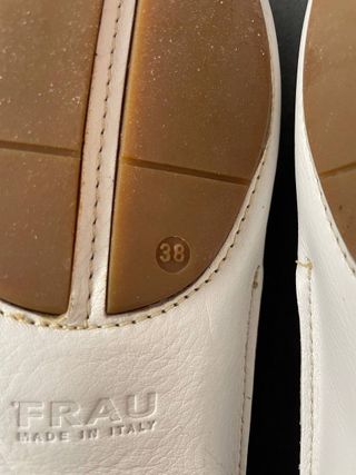 Mocassini donna bianchi in vera pelle nuovi - Frau