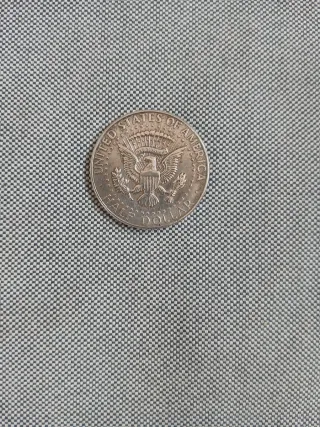 Medio Dólar Plata Kennedy 1967 MB