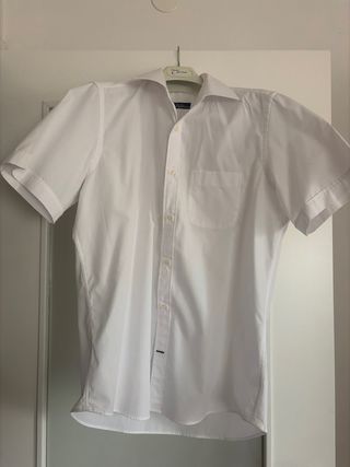 Camisa de vestir hombre blanca