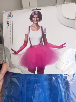 Falda tutú azul Partilandia talla única