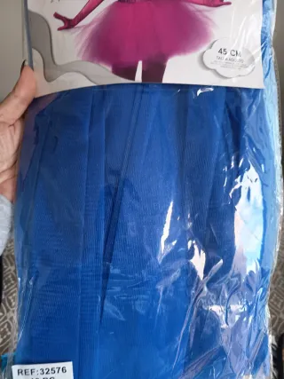 Falda tutú azul Partilandia talla única