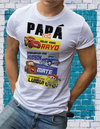 Camiseta Papá Día del Padre Cars