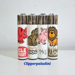 Accendini Clipper Set Animali Vintage