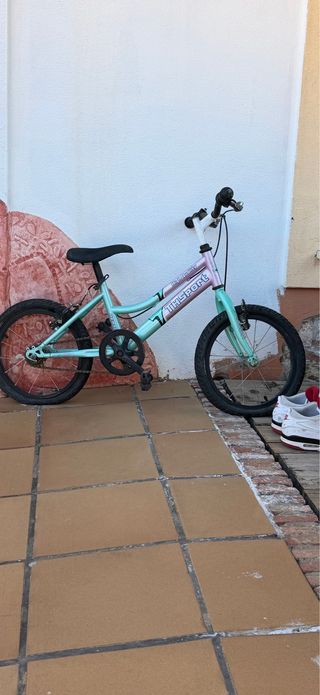 Bicicleta infantil Mint/Rosa