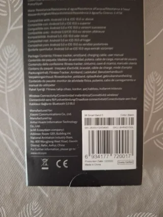 Xiaomi Mi Smart Band 5 Nero