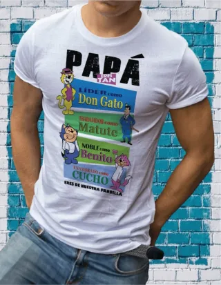 Camiseta Papá Eres Tan Líder como Don Gato