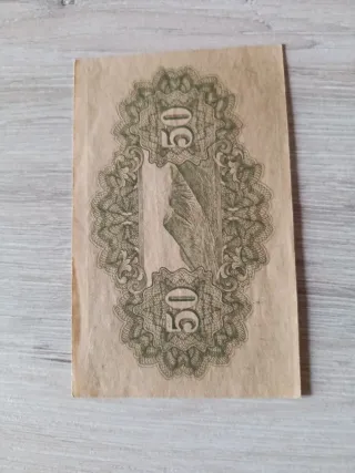 Billete 50 Pesetas Japón 1943