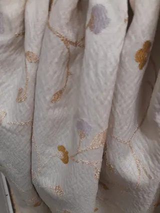 Falda Fallera Blanca y Dorada