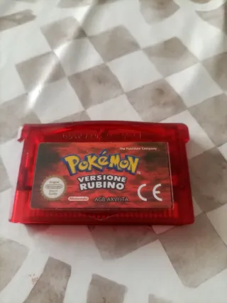 Pokemon Versione Rubino Game Boy Advance Rosso