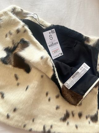 Falda estampado animal Stradivarius