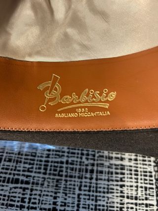 Cappello Barbisio Uomo Nero Beige