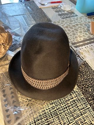 Cappello Barbisio Uomo Nero Beige