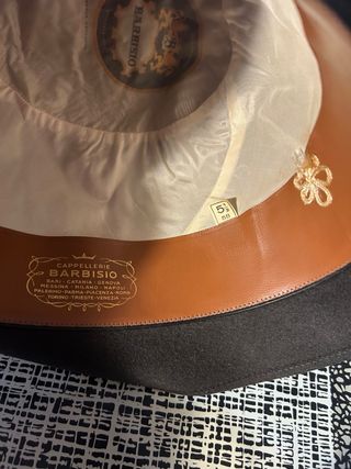 Cappello Barbisio Uomo Nero Beige