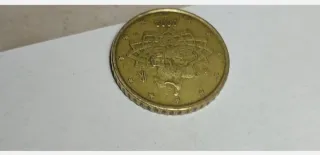 Moneda 50 Céntimos Euro Italia 2002 NEGOCIABLE