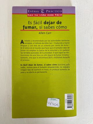 Es fácil dejar de fumar, si sabes cómo