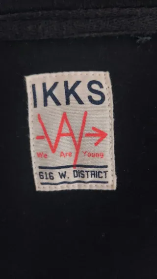 Chaqueta niño gris y negra 10-12 años