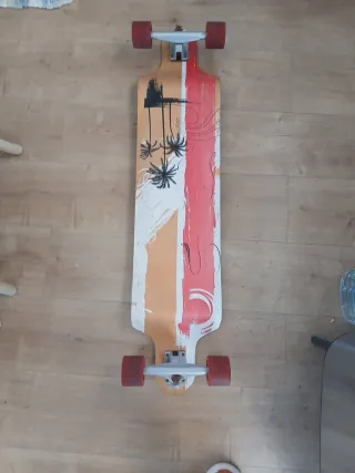 Skate Longboard Rojo