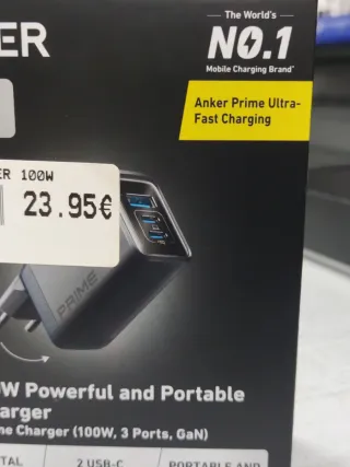 Cargador Anker 100W Prime Ultra-Fast Charging
