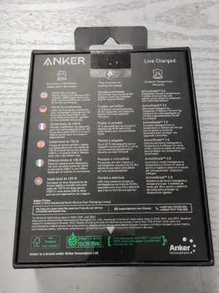 Cargador Anker 100W Prime Ultra-Fast Charging