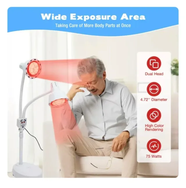 Lámpara Infrarrojos Dob Cabezal 275W control remot