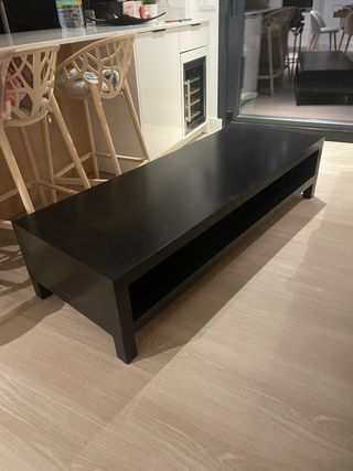 Mueble TV LACK IKEA Negro