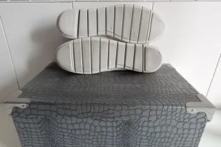 Manoletinas plateadas T.39