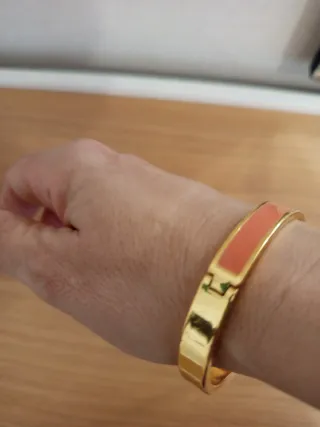 Pulsera Bimba y Lola dorado y naranja