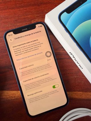 iPhone 12 mini 64GB Blu - Scatola e Cavo