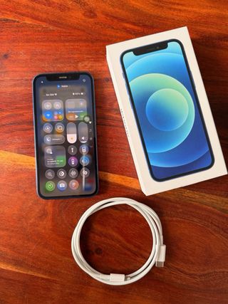 iPhone 12 mini 64GB Blu - Scatola e Cavo