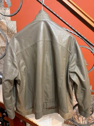 Giubbino Biker in Vera Pelle Vintage