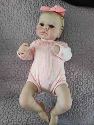 Muñeca Reborn Bebé Rosa