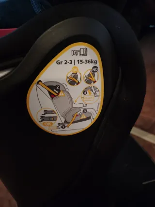 Silla coche Gr 2-3 (15-36kg)