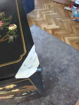 Aparador Chino Negro y Verde