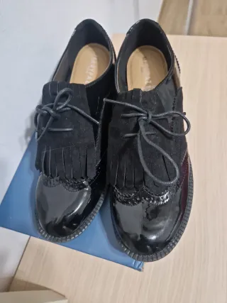 Zapatos Marypaz charol T41 negros nuevos