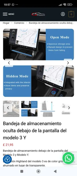 Artículo para coche