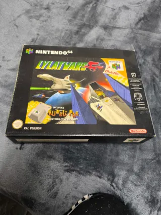 Scatola originale del videogioco Lylat Wars per Nintendo 64