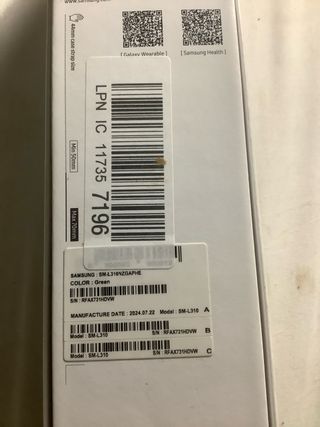 Samsung Galaxy Watch 7 Cinturino Nero