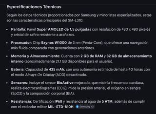Samsung Galaxy Watch 7 Cinturino Nero