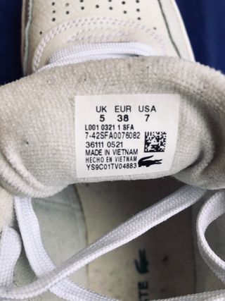 Sneakers Lacoste bianche