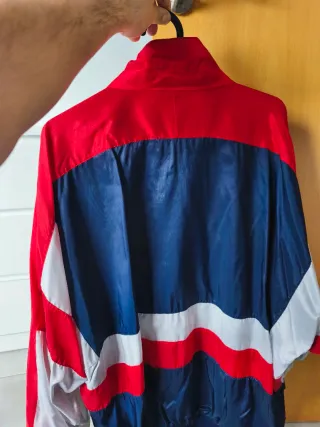 Chaqueta Adidas Vintage Azul Roja