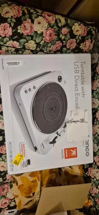 Giradischi Lenco L-85 USB Bianco