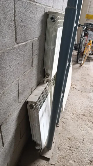 Radiadores de aluminio blancos