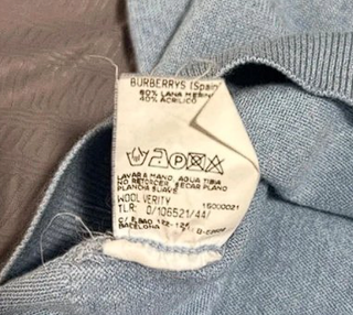 Jersey Burberry Mujer Azul