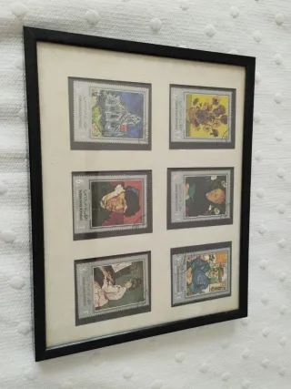 6 Sellos Van Gogh en Cuadro