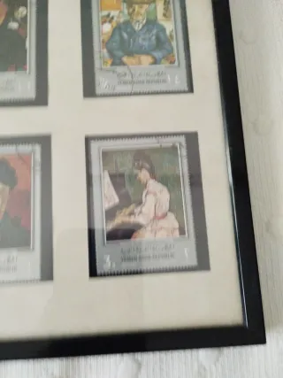 6 Sellos Van Gogh en Cuadro